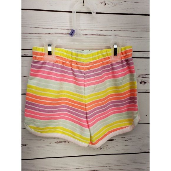 Zone Pro Small 6/6x Rainbow Sweat shorts girls new with tags hot pink hot orange - Picture 4 of 8